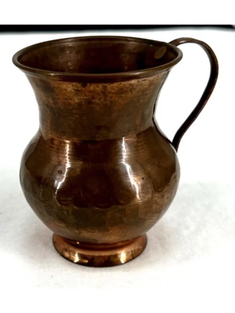 Copper Pitchers Hand Hammered Mini 3-3.5
